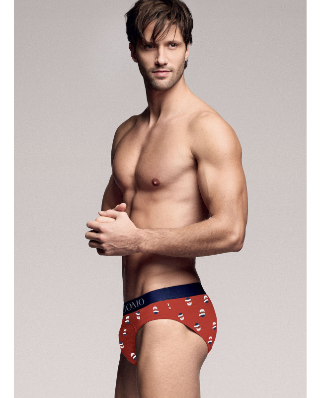 Slip con elastico parlato in cotone. INFIOREUOMO