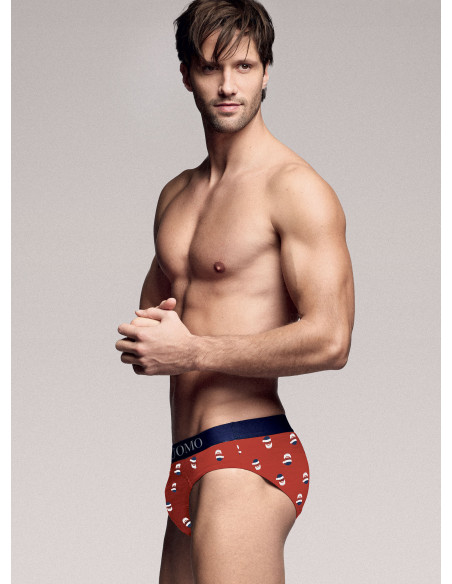 Slip con elastico parlato in cotone. INFIOREUOMO