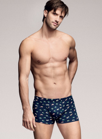 Boxer in cotone elasticizzato. INFIOREUOMO