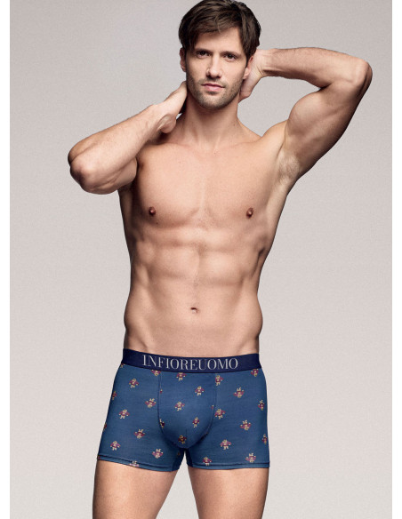 Boxer con elastico parlato. INFIOREUOMO