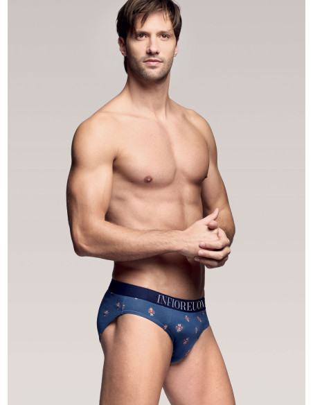 Slip con elastico parlato. INFIOREUOMO