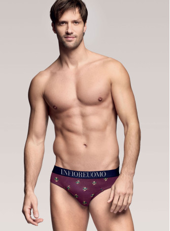 Slip con elastico parlato. INFIOREUOMO 2