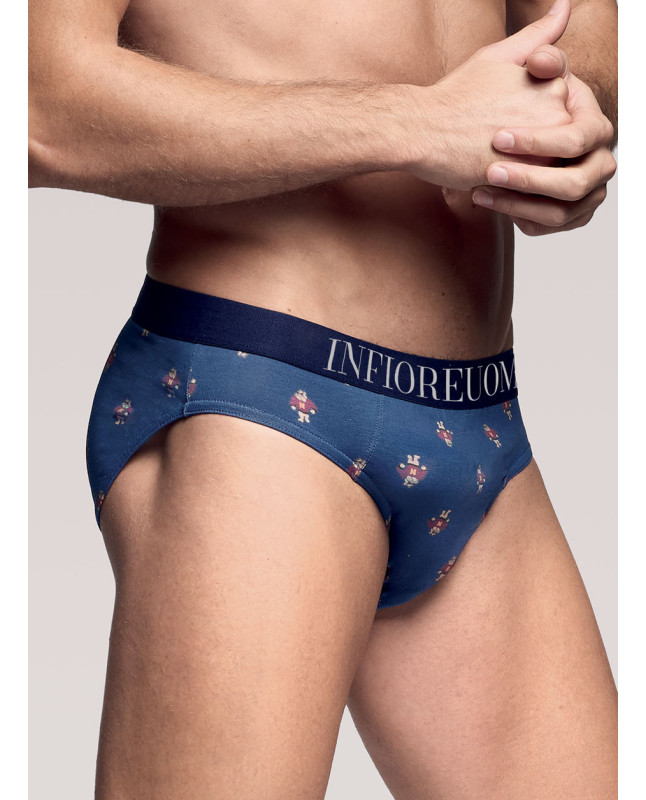 Slip con elastico parlato. INFIOREUOMO