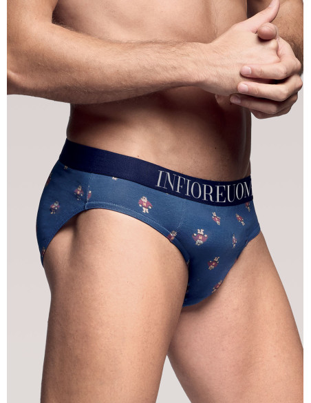 Slip con elastico parlato. INFIOREUOMO