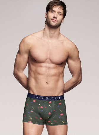 Boxer con elastico parlato. INFIOREUOMO