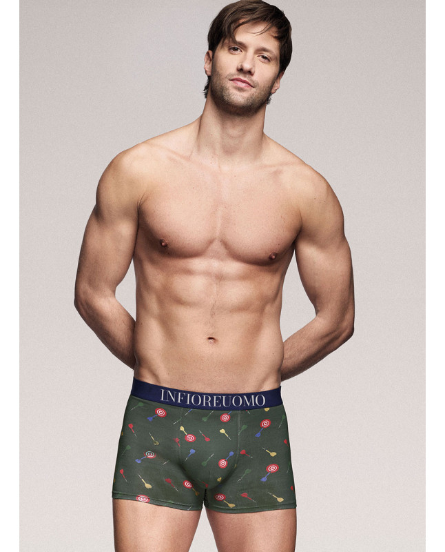 Boxer con elastico parlato. INFIOREUOMO