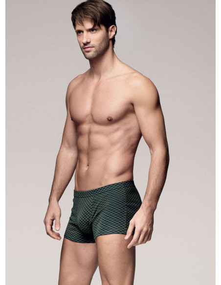 Boxer in cotone elasticizzato stampato. INFIOREUOMO