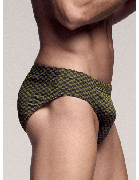 Slip in cotone elasticizzato stampato. INFIOREUOMO