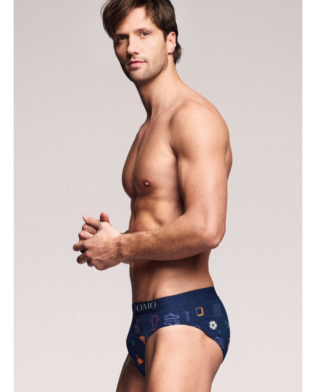 Slip con elastico parlato. INFIOREUOMO