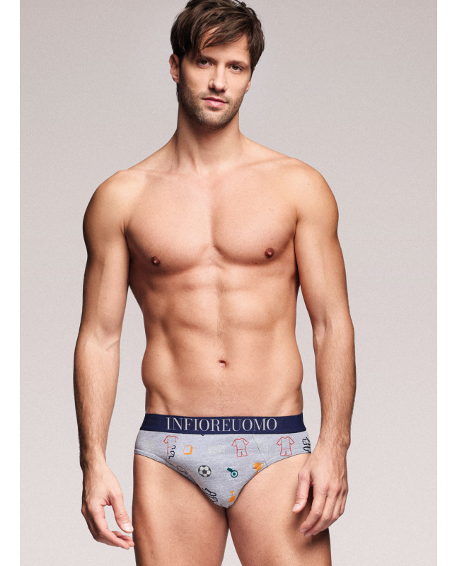 Slip con elastico parlato. INFIOREUOMO