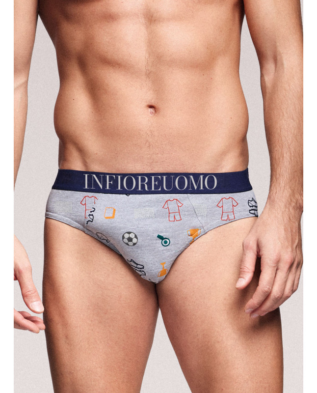 Slip con elastico parlato. INFIOREUOMO