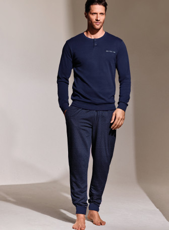 Pigiama serafino in interlock di cotone - DANDY 2