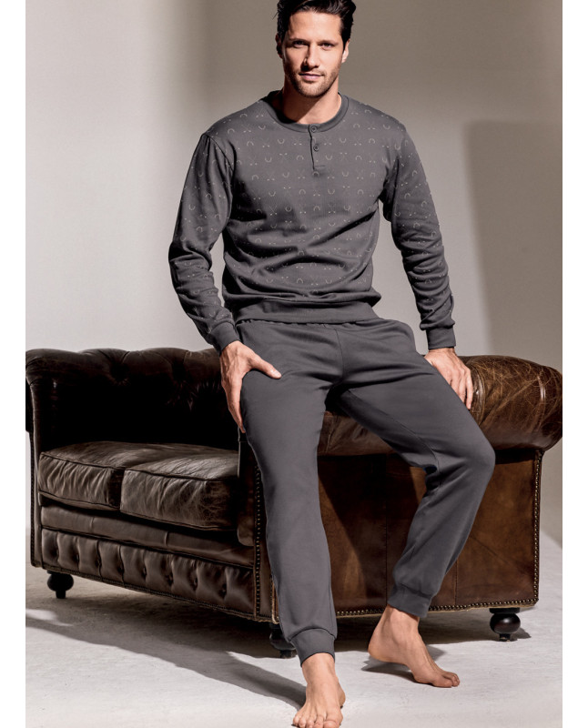 Pigiama serafino in interlock di cotone - GOLF