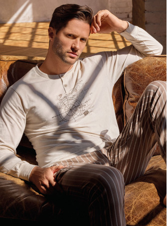 Pigiama uomo serafino manica lunga – World Trip | INFIOREUOMO 2