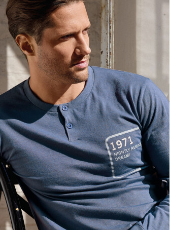 Pigiama uomo serafino in jersey di cotone – MIKADO | INFIOREUOMO 2