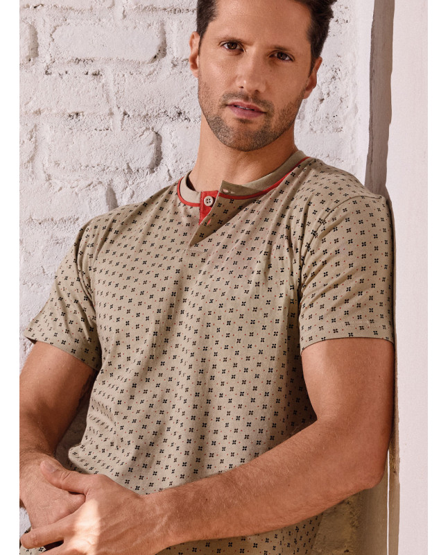 Pigiama serafino in jersey di cotone – TIGHT | INFIOREUOMO