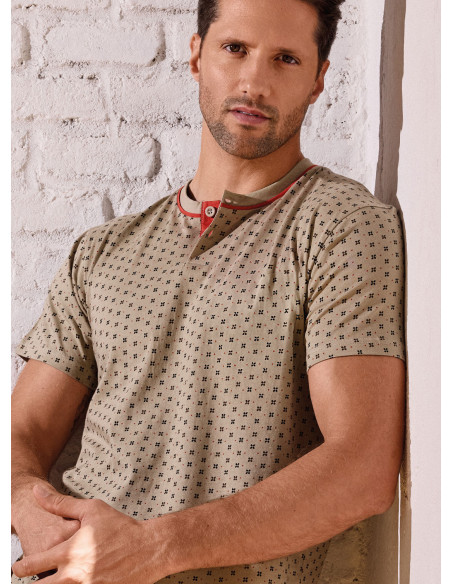 Pigiama serafino in jersey di cotone – TIGHT | INFIOREUOMO