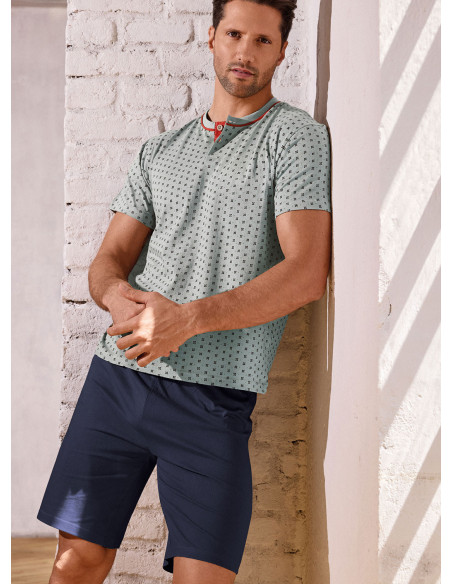 Pigiama serafino in jersey di cotone – TIGHT | INFIOREUOMO