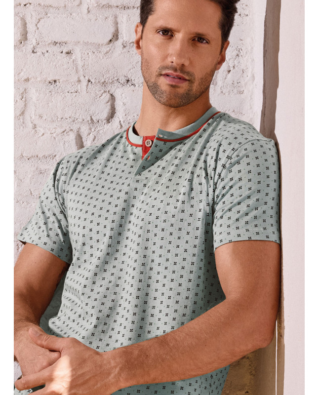 Pigiama serafino in jersey di cotone – TIGHT | INFIOREUOMO