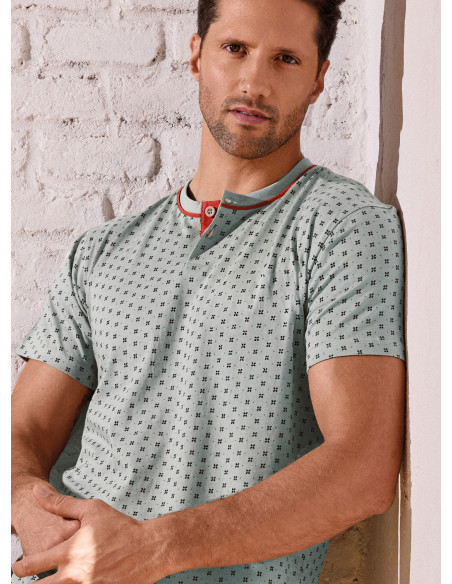 Pigiama serafino in jersey di cotone – TIGHT | INFIOREUOMO