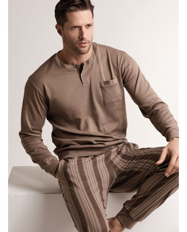 Pigiama serafino - STRIPE | Infioreuomo
