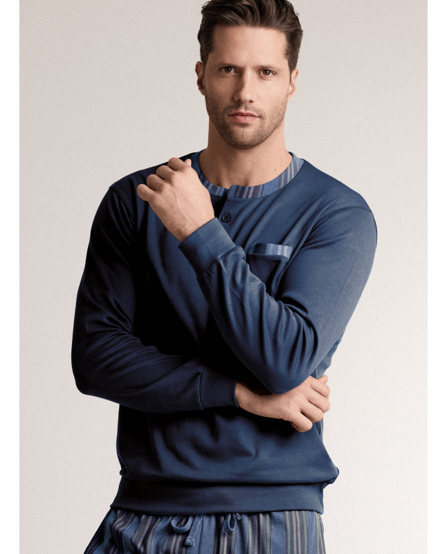 Pigiama serafino - STRIPE | Infioreuomo