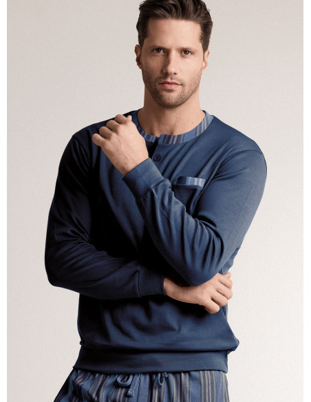 Pigiama serafino - STRIPE | Infioreuomo