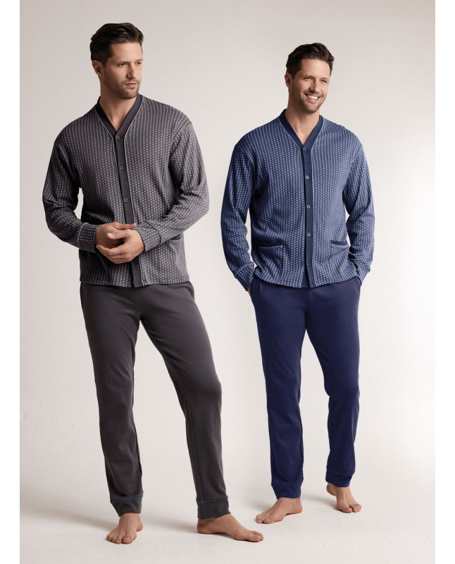 Pigiama aperto scollo V - HAMPTON | Infioreuomo